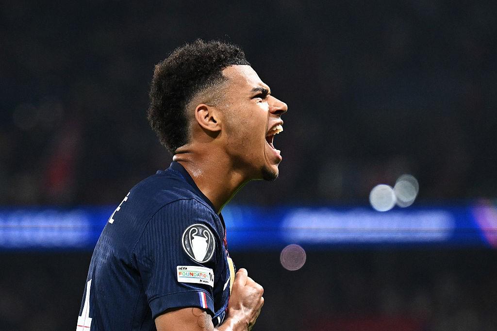 2026世界杯分组-杜埃巴黎生涯欧冠淘汰赛已打入7球，队史仅次于姆巴佩